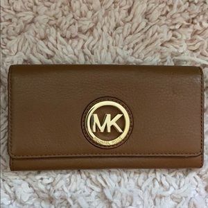 soft leather MK wallet